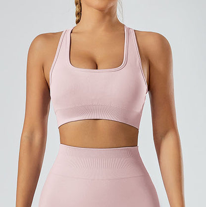 LILIEUX - Cut Out Define Luxe Sports Bra in Sage