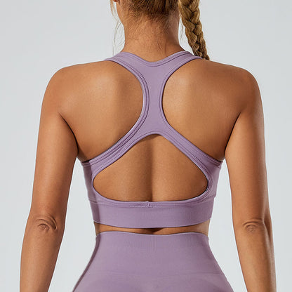 LILIEUX - Cut Out Define Luxe Sports Bra in Sage